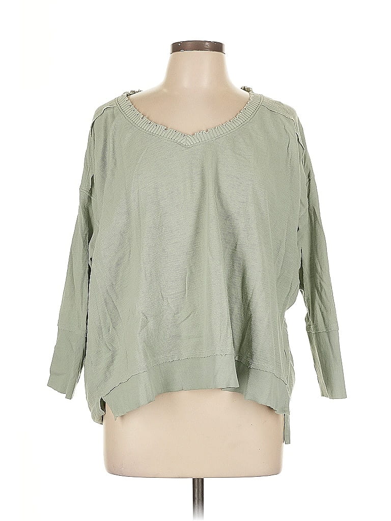 GREY STATE Pre-owned Pullover Sweater In Green