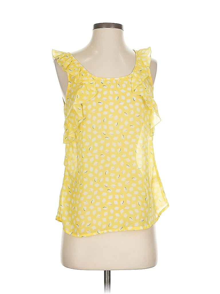 OLD NAVY Pre-owned Sleeveless Blouse In Yellow