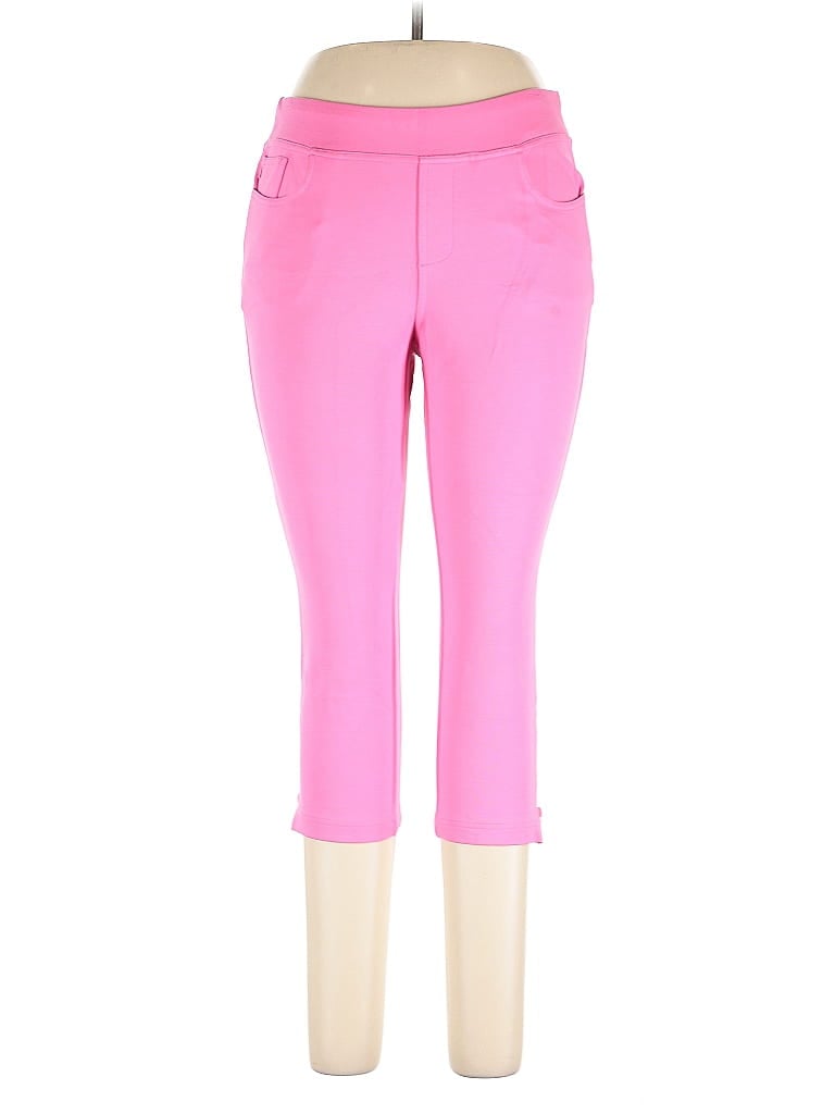 Pre-owned Belle By Kim Gravel Casual Pants In Pink
