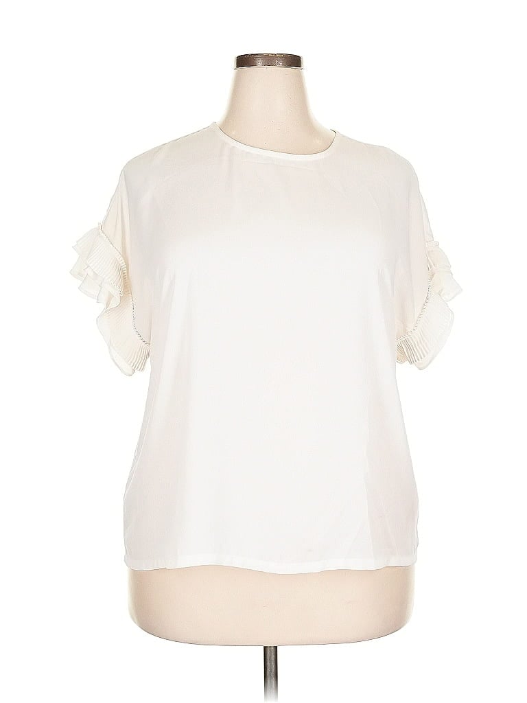 WORTHINGTON Pre-owned Short Sleeve T-shirt In White