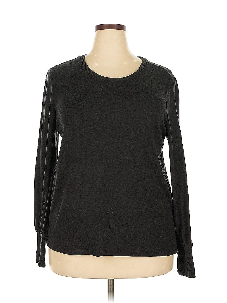 MARKET & SPRUCE Pre-owned Pullover Sweater In Black