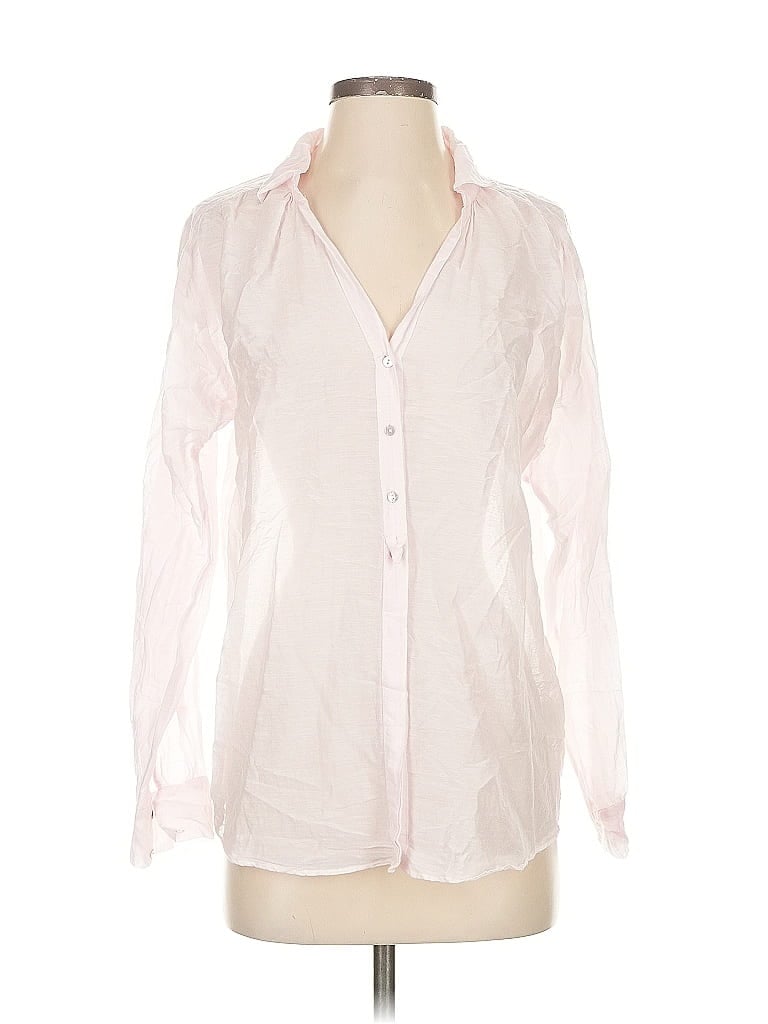 Pre-owned Love Sam Long Sleeve Blouse In Pink