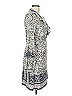 Hale Bob Animal Print Silver Cocktail Dress Size L - photo 3