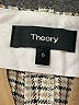 Theory Houndstooth Gray Casual Pants Size 6 - photo 6