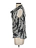 Kohl's 100% Polyester Silver Black Sleeveless Blouse Size XS - photo 5