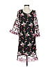 Keysha 100% Polyester Floral Black Cocktail Dress Size S - photo 1