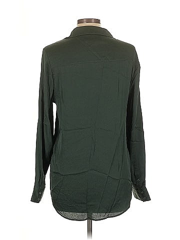 Quince Long Sleeve Silk Top (view 2)