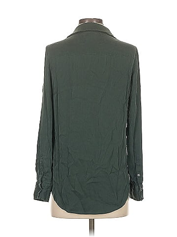 Quince Long Sleeve Silk Top (view 2)