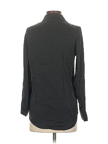 Quince Long Sleeve Silk Top (view 2)