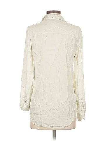 Quince Long Sleeve Silk Top (view 2)