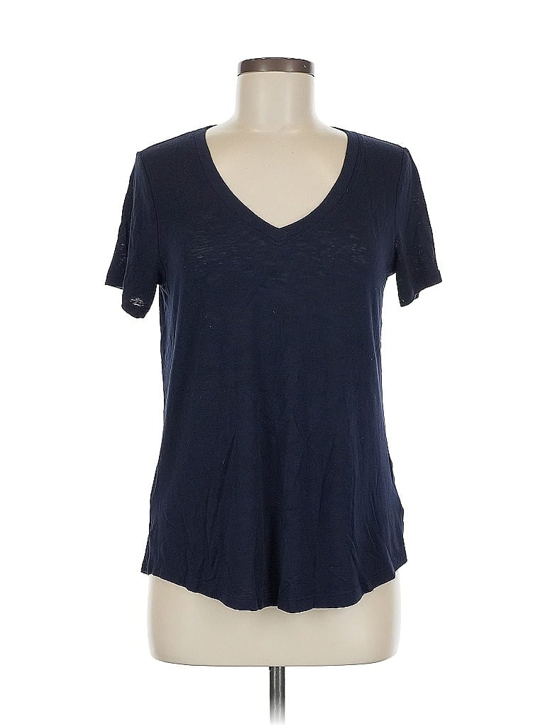 Pre-owned Athleta Short Sleeve T-shirt In Blue