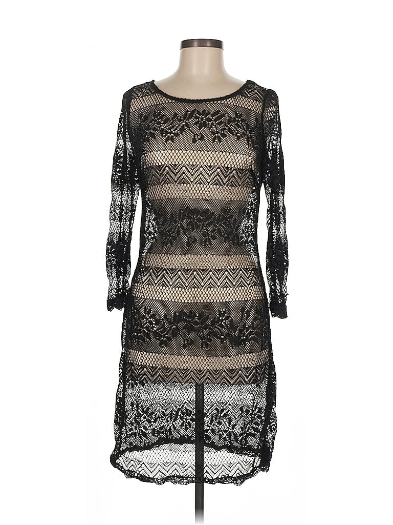 Pre-owned Bar Iii Cocktail Dress In Black