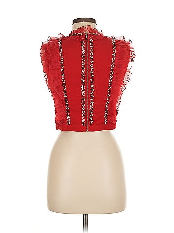 Alice + Olivia Sleeveless Silk Top (view 2)