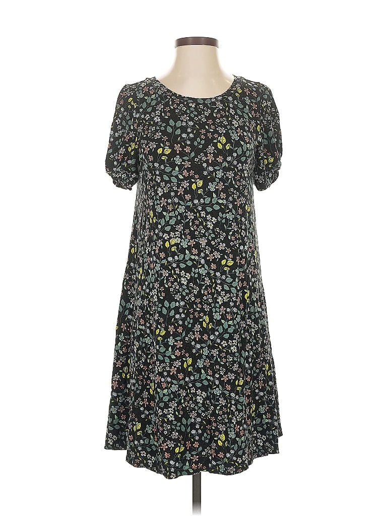 Pre-owned Ann Taylor Loft Casual Dress In Black