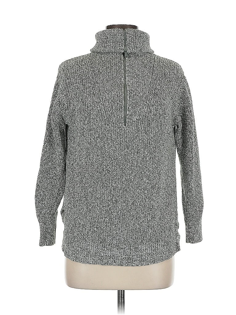 Pre-owned Lou & Grey Turtleneck Sweater In Gray