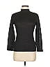 Assorted Brands Solid Black Turtleneck Sweater Size M (estimated) - photo 1