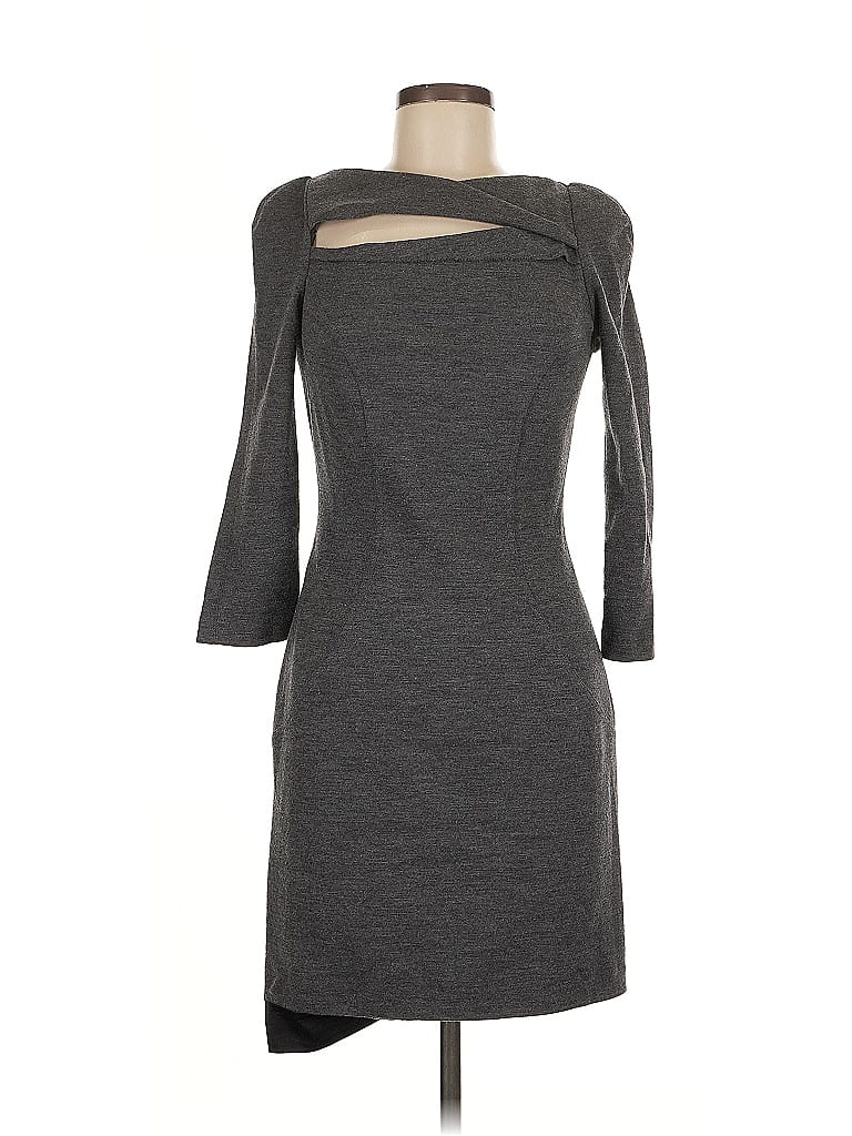 Pre-owned Diane Von Furstenberg Cocktail Dress In Gray