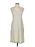 Theory Solid Ivory Gray Casual Dress Size 6 - photo 1