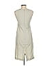 Theory Solid Ivory Gray Casual Dress Size 6 - photo 2