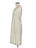 Theory Solid Ivory Gray Casual Dress Size 6 - photo 5