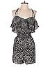 BCBGeneration Animal Print Silver Gray Romper Size XS - photo 1