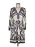 Hale Bob Paisley Silver Casual Dress Size M - photo 1
