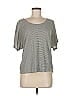 Stylus Gray Short Sleeve Top Size M - photo 1