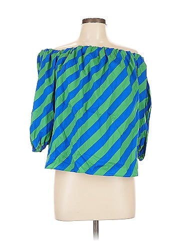 Scoop 3/4 Sleeve Blouse (view 1)