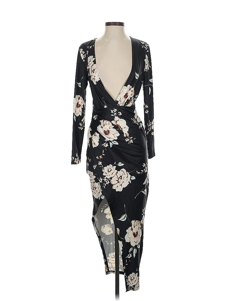 SHEIN Pre-owned Cocktail Dress In Black