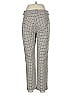 Theory Houndstooth Gray Casual Pants Size 6 - photo 2