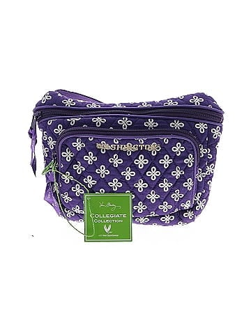 Vera Bradley Purple/White Mini Concerto with University of Washington Belt Bag (view 1)
