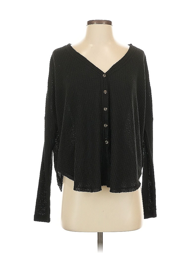 Pre-owned Out From Under Cardigan Sweater In Black