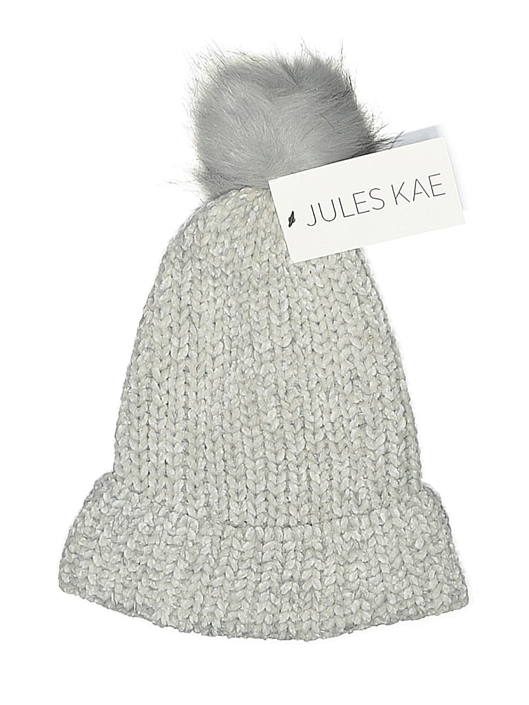 Jules Kae Beanie Hat In Gray