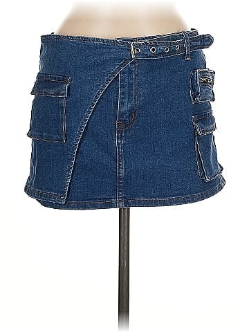 Fashion Nova Denim Skirt (view 1)