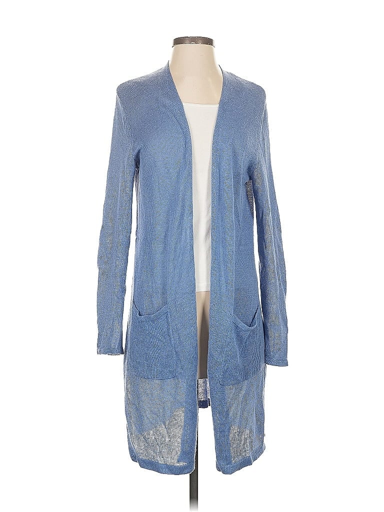 Pre-owned Jjill Cardigan Sweater In Blue