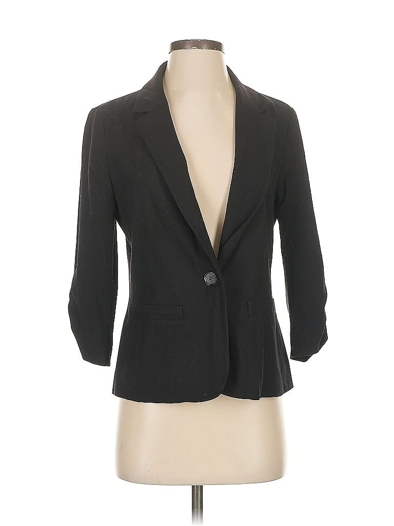 Pre-owned Eliza J Blazer Jacket In Black