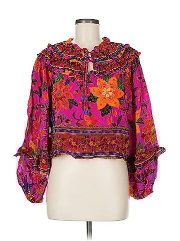 FARM Rio Long Sleeve Blouse (view 1)