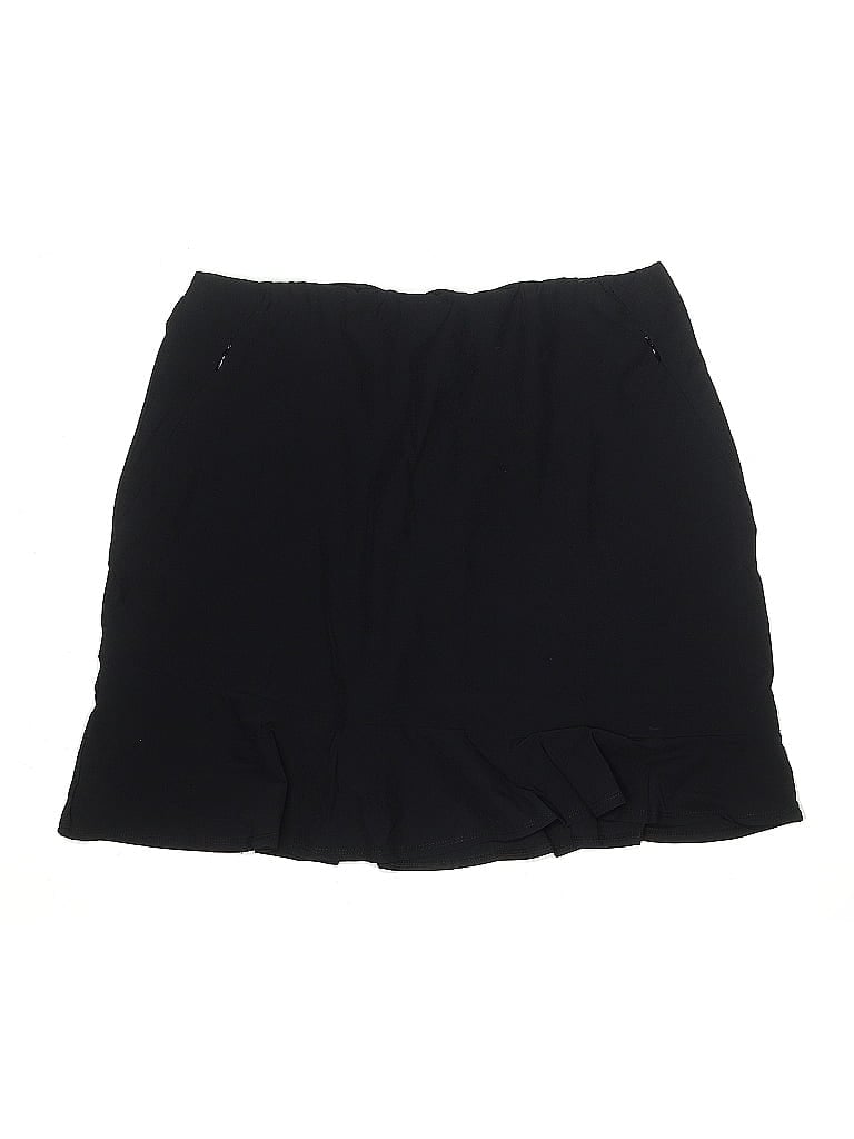 Tail Solid Black Casual Skirt Size 12 - photo 1
