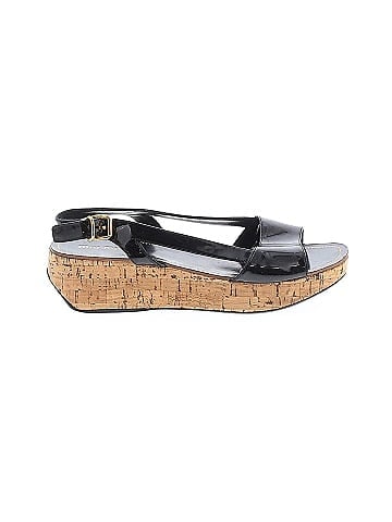 Miu Miu Cork Wedge Sandals (view 1)