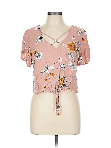 Mudd Short Sleeve Blouse (view 1)