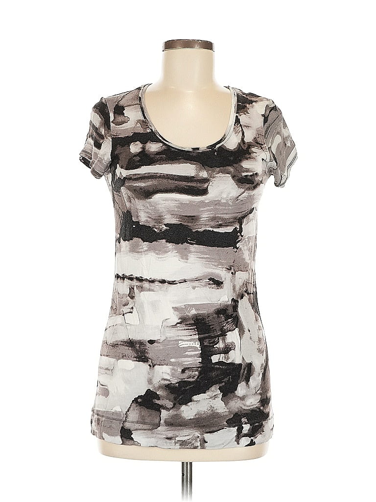 Pre-owned Simply Vera Vera Wang Active T-shirt In Gray