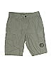 Timberland Solid Green Cargo Shorts Size 8 - photo 1