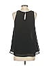 Blu Pepper 100% Polyester Black Sleeveless Blouse Size S - photo 2