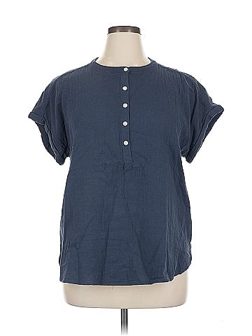 Quince Short Sleeve Henley (view 1)