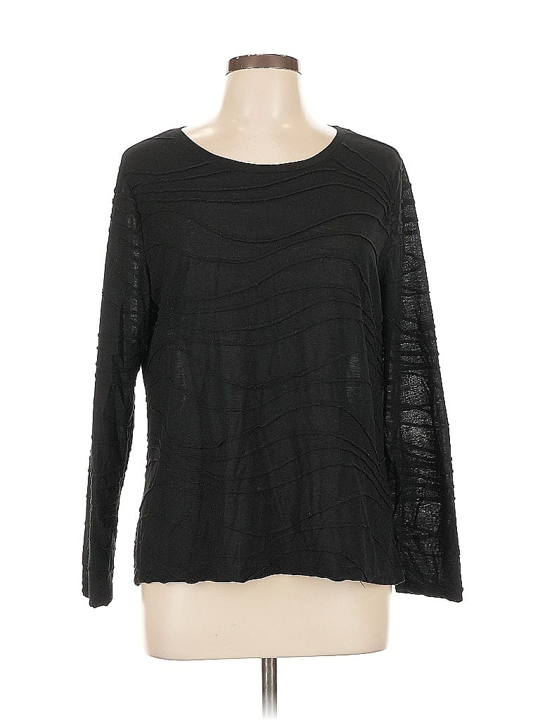 Pre-owned Simply Vera Vera Wang 3/4 Sleeve T-shirt In Black