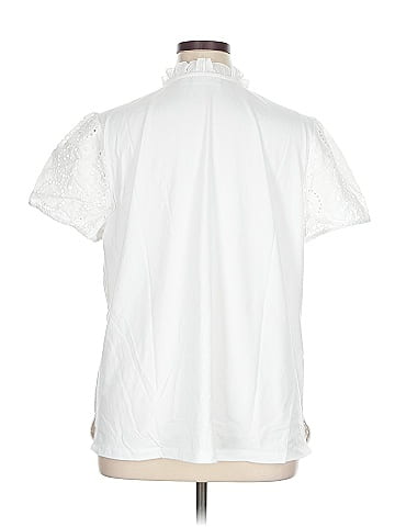 Belle By Kim Gravel Short Sleeve Blouse (view 2)