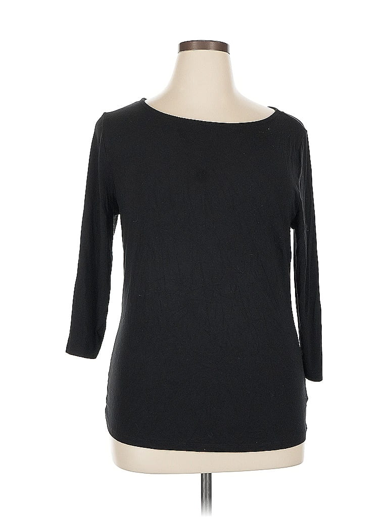 Pre-owned A New Day 3/4 Sleeve T-shirt In Black