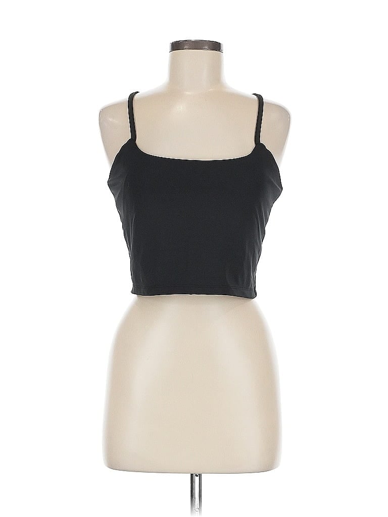 Pre-owned Layer 8 Tank Top Black Halter Neckline Tops