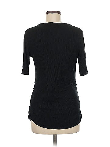 Isabel Maternity Short Sleeve Henley (view 2)