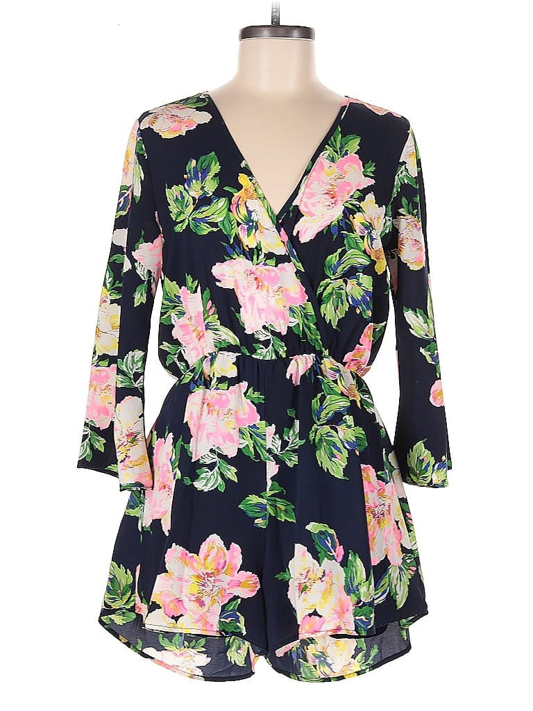 Pre-owned Blue Blush Romper In Blue